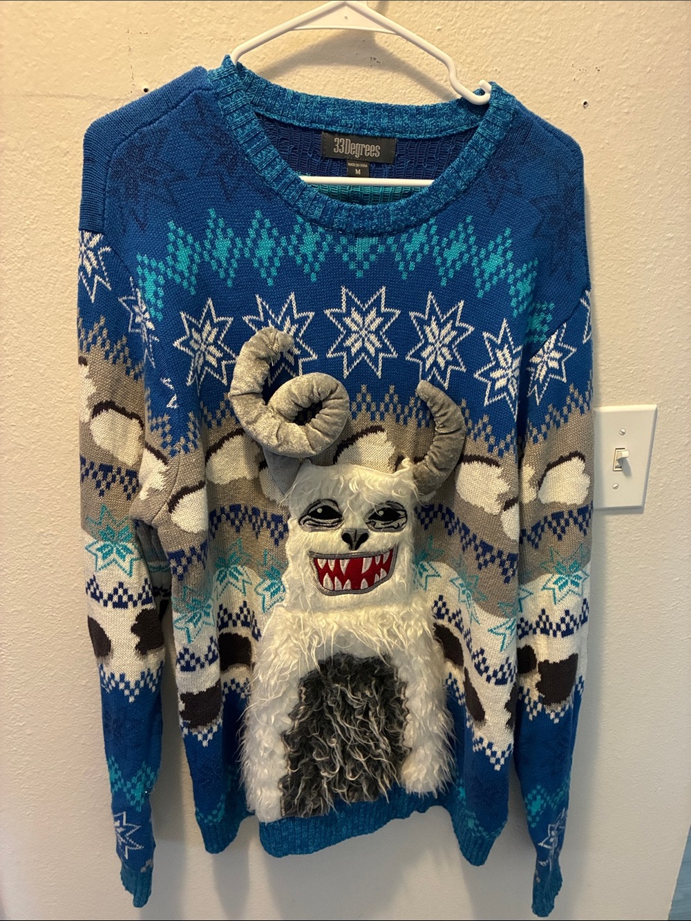 Holiday Sweater with Yeti Pocket